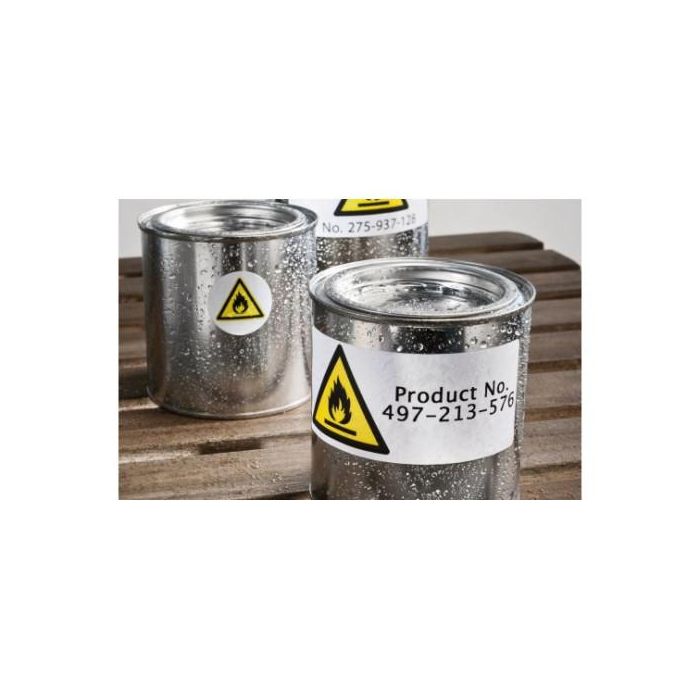 Avery Etiqueta Adhesiva Resistente Poliéster Blanco 99,1x139 mm para Impresora Láser, Impermeable, Adhesivo Permanente, 32 Unidades 3