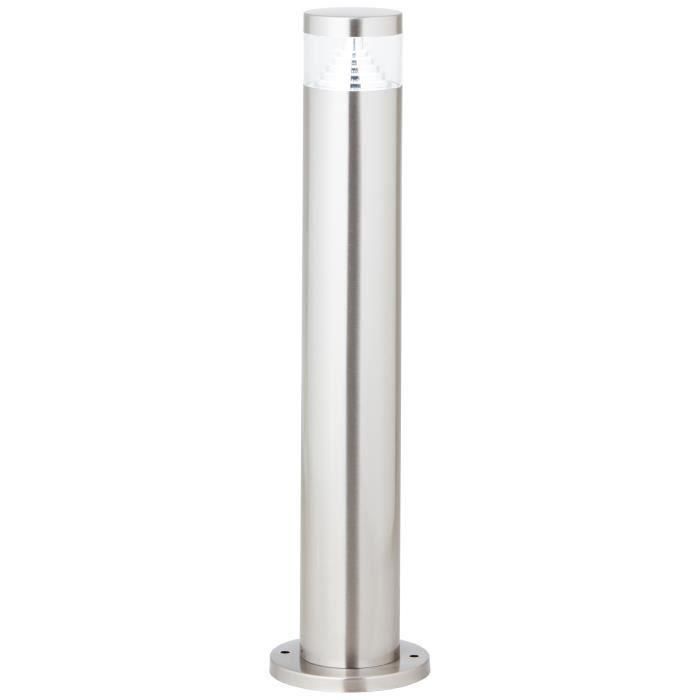 Brilliant Poste LED AVON - 30x0,2W - Color Acero - Acero y Plástico