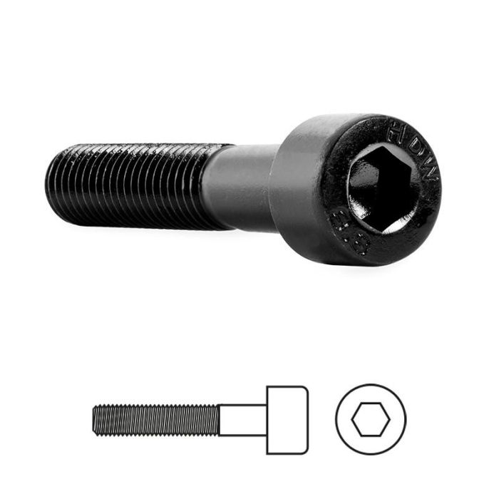 Tornillo Rosca Metal Allen Din 912 Negro Metrica M-8 Largo 50Nm Ucafix Tornillo Rosca Metal Allen Din 912 Negro Metrica M-8 Largo 50Nm Ucafix