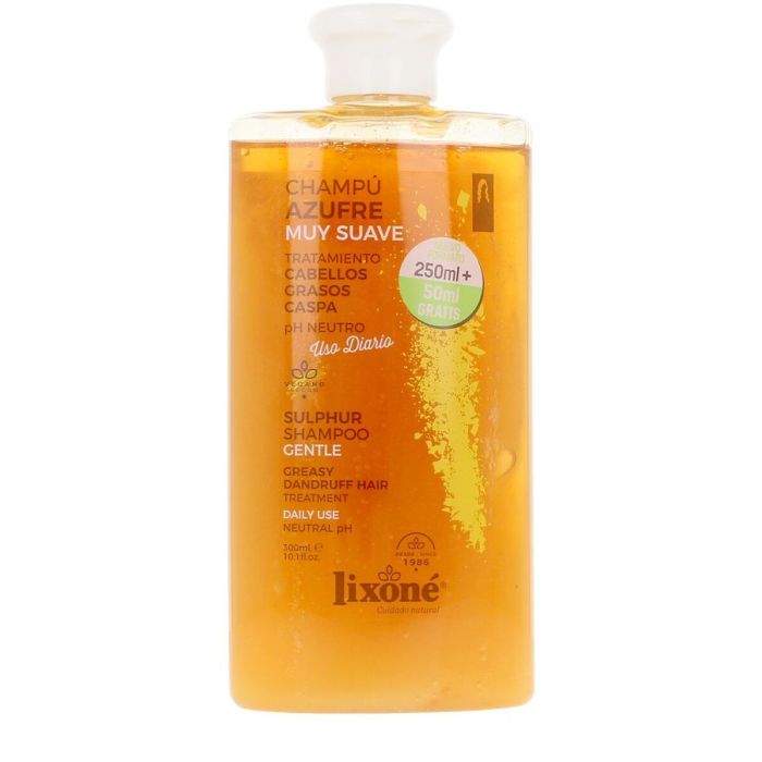 Champú Antigrasa Lixoné AZUFRE 300 ml Anticaspa