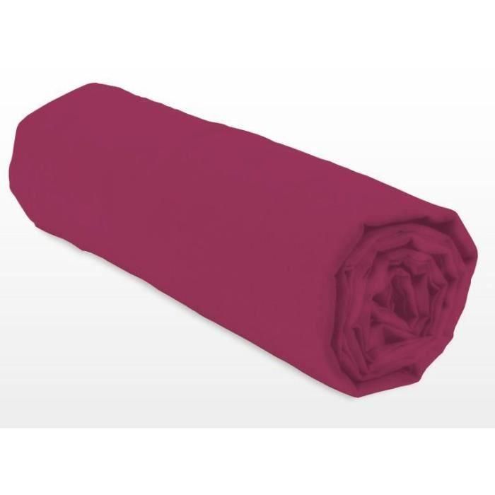 Lovely Home LH71617 Sábana Bajera Ajustable 90x190+25 cm Fucsia
