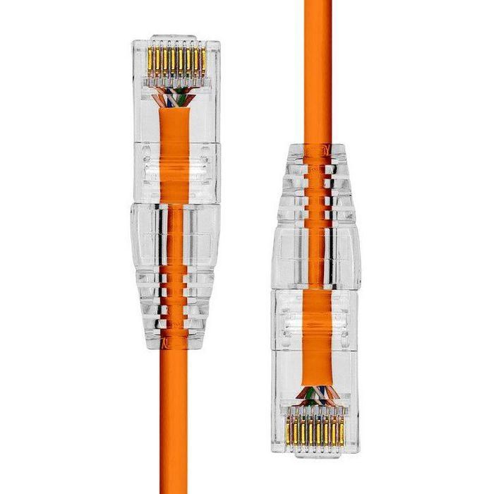 ProXtend Cable Ethernet Ultra Slim CAT6 U/UTP CU con Recubrimiento LSZH, Conectores Oro 50µ, Compatible con PoE++, Naranja 4m 1 ProXtend Cable Ethernet Ultra Slim CAT6 U/UTP CU con Recubrimiento LSZH, Conectores Oro 50µ, Compatible con PoE++, Naranja 4m 1