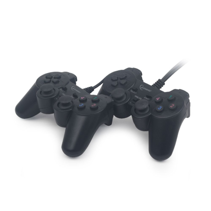 Gembird JPD-UDV2-01 mando y volante Negro USB 2.0 Gamepad Analógico/Digital PC Gembird JPD-UDV2-01 mando y volante Negro USB 2.0 Gamepad Analógico/Digital PC
