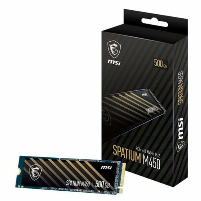 MSI SPATIUM M450 PCIe 4.0 NVMe M.2 500GB PCI Express 4.0 3D NAND