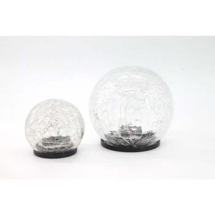 Galix Esfera solar Efecto cristal roto Ø 15cm 1