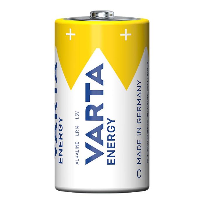Varta Pila Alcalina LR14/C Energy C 1.5V Blister 2 Unidades Ø26,2 x 50 mm 1