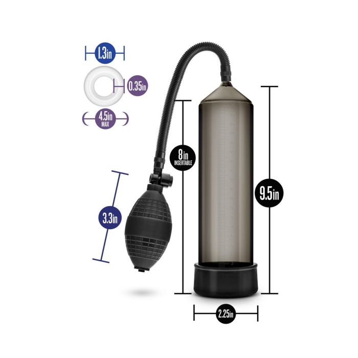 Bomba para el Pene Blush Performance VX101 Negro 2 Bomba para el Pene Blush Performance VX101 Negro 2