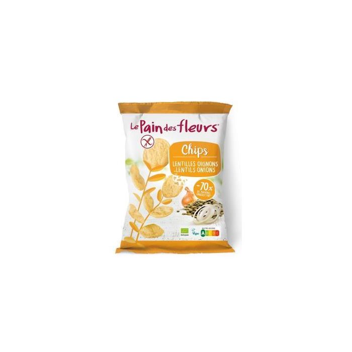Chips De Lentejas Con Cebolla 50Gr. Bio Sg Vegan