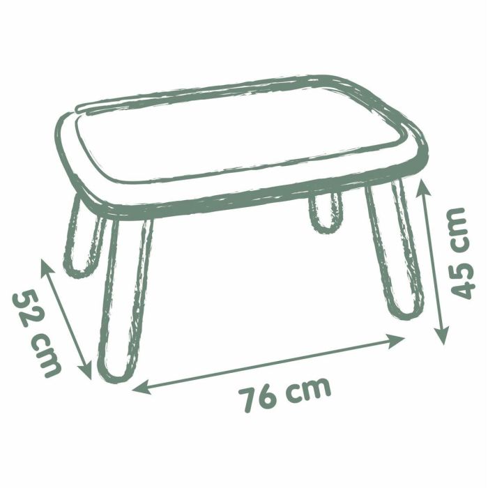 Smoby SMO880408 - Mesa infantil de plástico Smoby Life para niños 6