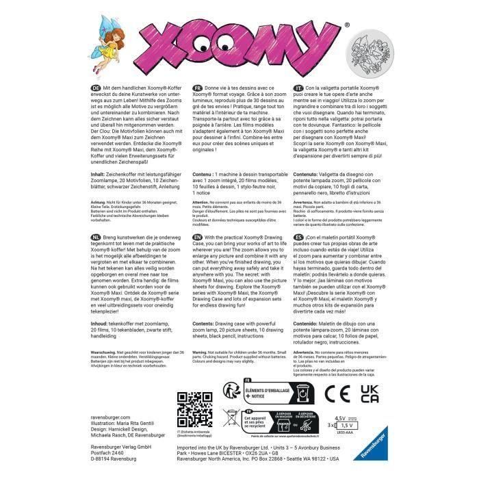Ravensburger Xoomy Midi Magical Universe - Máquina de Dibujo Portátil con Zoom para Niños, Proyector Creativo con Tema Mágico a partir de 6 años 4
