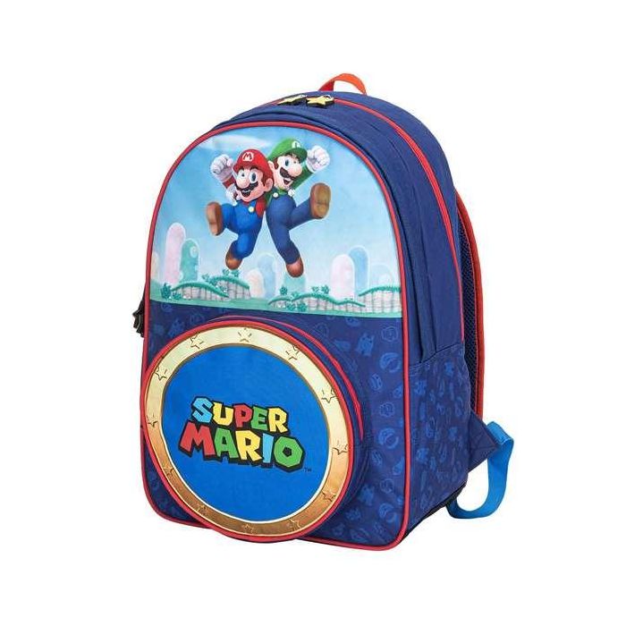 Super mario mochila. bolsillo fontal redondo. interior totalmente forrado y personalizado.28 x 23 x 10 cm. 2 Super mario mochila. bolsillo fontal redondo. interior totalmente forrado y personalizado.28 x 23 x 10 cm. 2