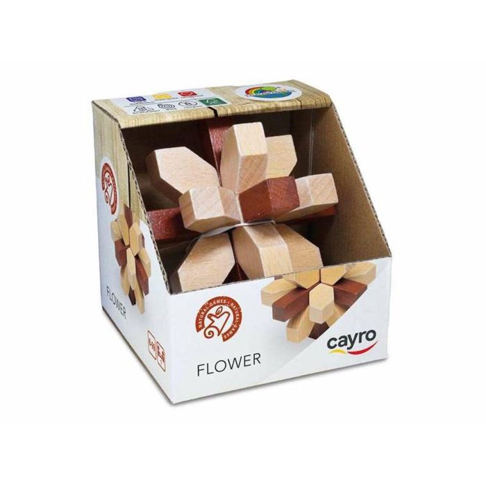 Flower 10x10 cm. (madera fsc) 1 Flower 10x10 cm. (madera fsc) 1
