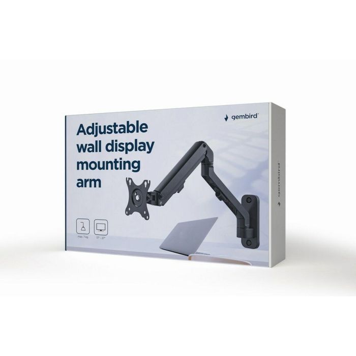 Gembird MA-WA1-02 soporte para monitor 68,6 cm (27") Pared Negro 2 Gembird MA-WA1-02 soporte para monitor 68,6 cm (27") Pared Negro 2