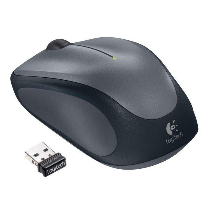 Logitech M235 Ratón Inalámbrico Gris Oscuro con Tracking Óptico Avanzado, Batería 1 Año, Nano Receptor USB Compacto para Portátiles 1