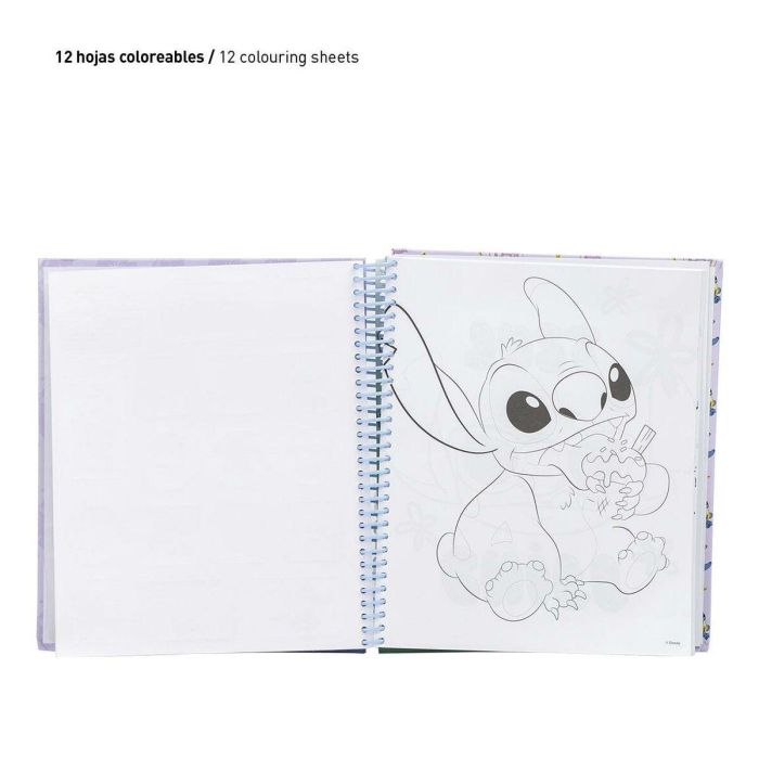 Album actividades coloreable stitch 4