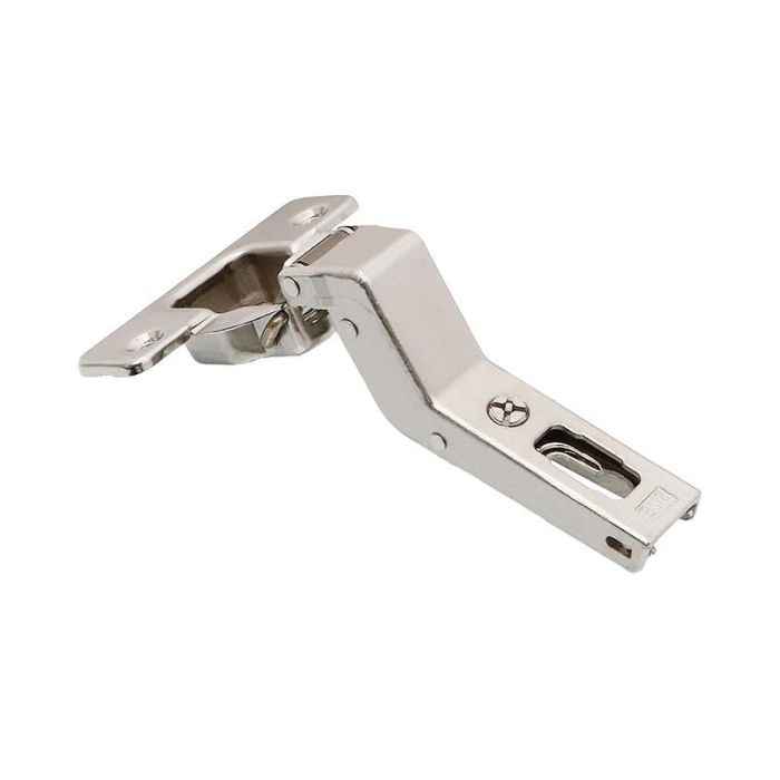 Salice 200 Bisagra Codo 30° Acero Niquelado Opaco para Armarios y Puertas de Madera 19-35mm Apertura 94° Cazoleta Ø35mm