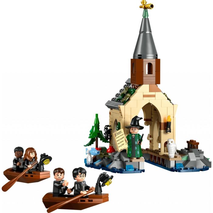 LEGO 76426 Harry Potter Cobertizo Castillo Hogwarts: La Piedra Filosofal - Set de Construcción con 7 Minifiguras y Botes 1 LEGO 76426 Harry Potter Cobertizo Castillo Hogwarts: La Piedra Filosofal - Set de Construcción con 7 Minifiguras y Botes 1