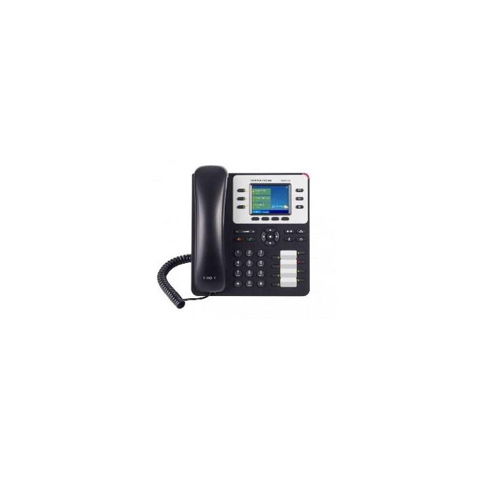 Grandstream GXP-2130 v2 Teléfono IP Negro 3 Líneas, Pantalla TFT, Gigabit Ethernet, Bluetooth, PoE