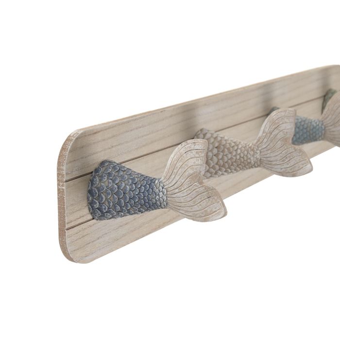 DKD Home Decor Perchero Atlantico Natural Multicolor 60 x 13 x 11.5 cm (2 Unidades) DKD Home Decor Perchero Atlantico Natural Multicolor 60 x 13 x 11.5 cm (2 Unidades)