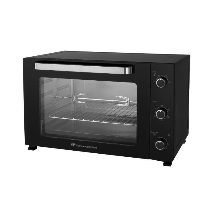Continental Edison CEMF80B - Horno eléctrico Mini con ventilador - Negro - L68 x H42,8 x Pr 48 cm 3 Continental Edison CEMF80B - Horno eléctrico Mini con ventilador - Negro - L68 x H42,8 x Pr 48 cm 3
