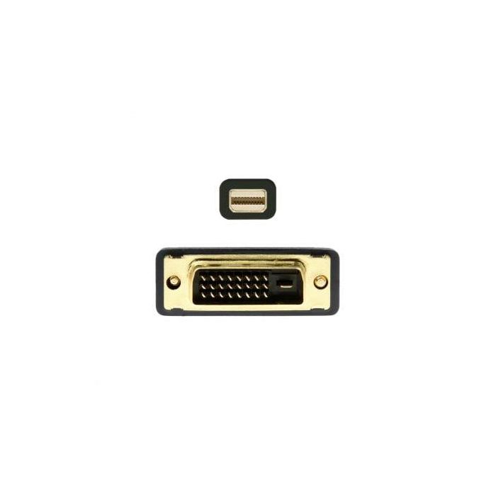 AISENS A125-0363 Cable Adaptador Conversor de Vídeo Mini DisplayPort (Macho) a DVI (Macho), 2m Negro, Full HD 1080p 1 AISENS A125-0363 Cable Adaptador Conversor de Vídeo Mini DisplayPort (Macho) a DVI (Macho), 2m Negro, Full HD 1080p 1