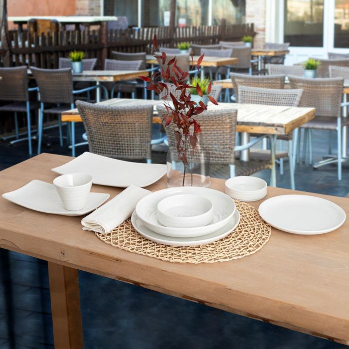 Ariane Bandeja Rectangular Porcelana Reforzada Artisan 36x20 cm (6 Unidades) Blanco - Hostelería, Antidesportillamiento, Apta Lavavajillas y Microondas 2 Ariane Bandeja Rectangular Porcelana Reforzada Artisan 36x20 cm (6 Unidades) Blanco - Hostelería, Antidesportillamiento, Apta Lavavajillas y Microondas 2