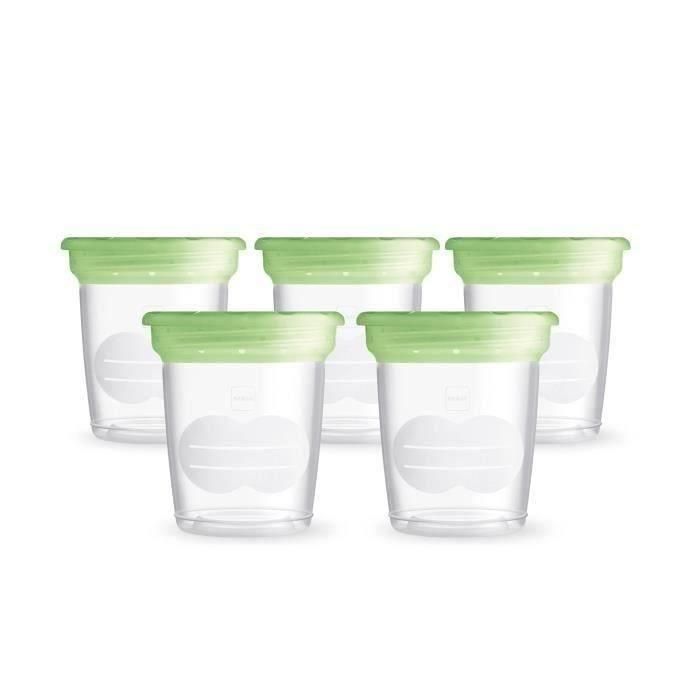 MAM Storage Pots 120ml - Pack of 5 - Transparent 1