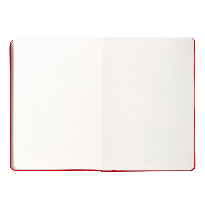 Antartik Cuaderno A5 Tapa Dura Rojo Hojas Lisas 100 Hojas 80gr FSC 7