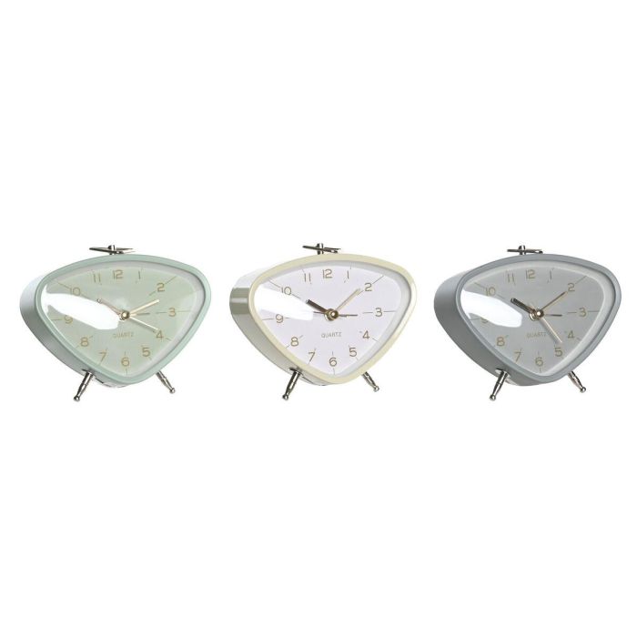 Reloj Despertador Vintage DKD Home Decor Azul Blanco 4 x 10 x 11.5 cm (3 Unidades) Reloj Despertador Vintage DKD Home Decor Azul Blanco 4 x 10 x 11.5 cm (3 Unidades)