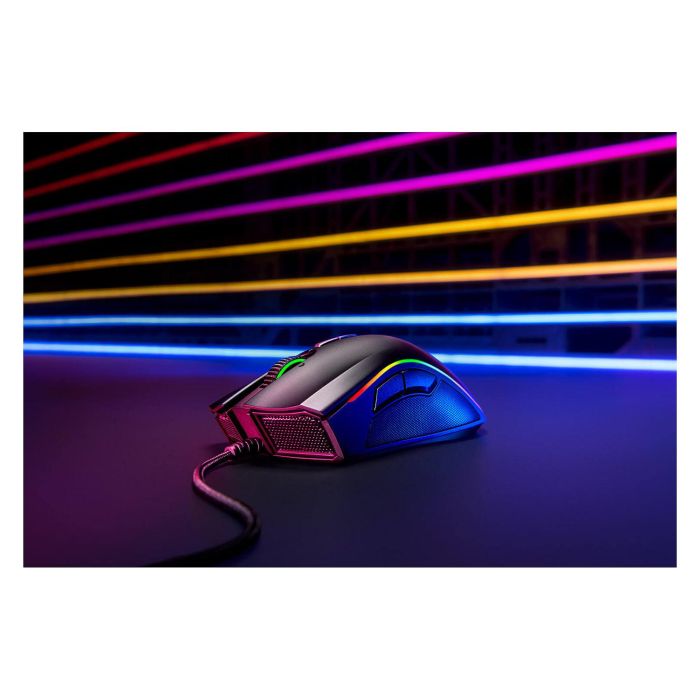 Razer Mamba Elite - Ratón Gaming Óptico Ergonómico para Diestros, 16000 DPI, 9 Botones Programables, Cable USB 2.1m, Negro Razer Mamba Elite - Ratón Gaming Óptico Ergonómico para Diestros, 16000 DPI, 9 Botones Programables, Cable USB 2.1m, Negro