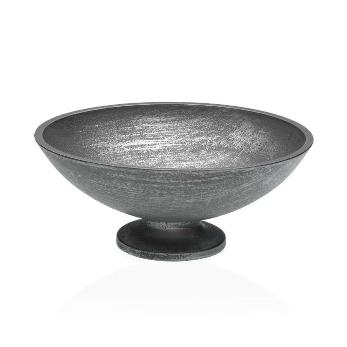 Figura Decorativa Versa Plateado 24,5 x 9 x 24,5 cm Figura Decorativa Versa Plateado 24,5 x 9 x 24,5 cm