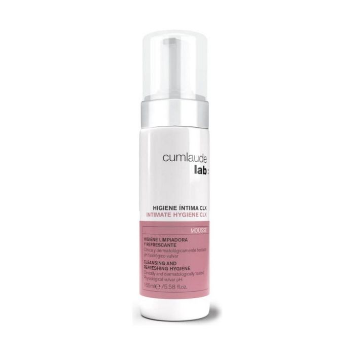 Cumlaude Lab CLX Mousse Higiene Íntima Higienizante y Protectora con Clorhexidina pH 5.5 Hipoalergénica para Embarazo Postparto 165 ml Cumlaude Lab CLX Mousse Higiene Íntima Higienizante y Protectora con Clorhexidina pH 5.5 Hipoalergénica para Embarazo Postparto 165 ml