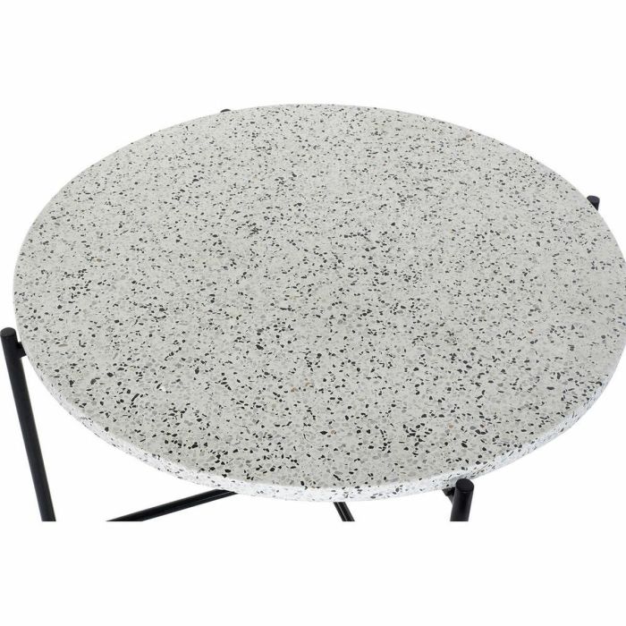 Mesa Centro Glam DKD Home Decor Negro Blanco 80 x 45 x 80 cm 1