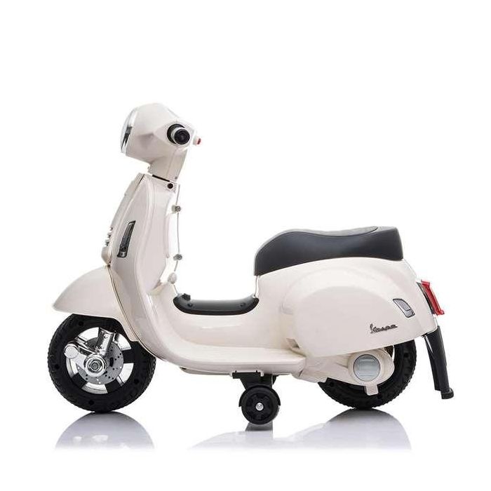 Ociotrends Moto mini Vespa blanca 6V 1 motor 3