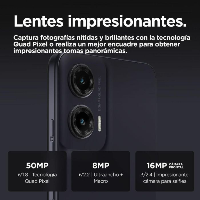 Motorola moto G35 5G Teléfono Móvil 6.72" FHD+ 120Hz 8GB RAM 256GB Almacenamiento 50MP Cámara 5000mAh Batería Negro 2 Motorola moto G35 5G Teléfono Móvil 6.72" FHD+ 120Hz 8GB RAM 256GB Almacenamiento 50MP Cámara 5000mAh Batería Negro 2