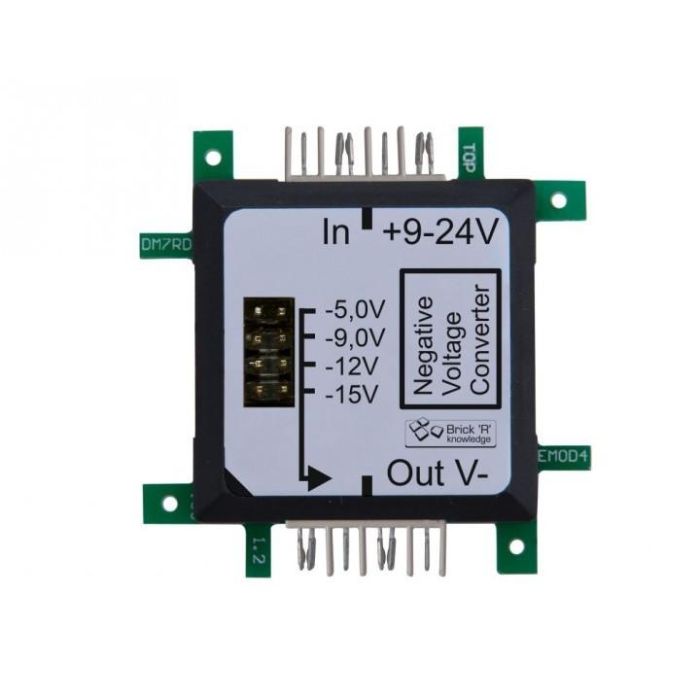 ALLNET 119217 Regulador de Voltaje Brick’R’knowledge PWR 7-24V DC a -9/-12/-15V, 4 Salidas AC, 20g