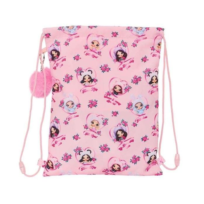 Bolsa Mochila con Cuerdas Na!Na!Na! Surprise Fabulous Rosa 26 x 34 x 1 cm