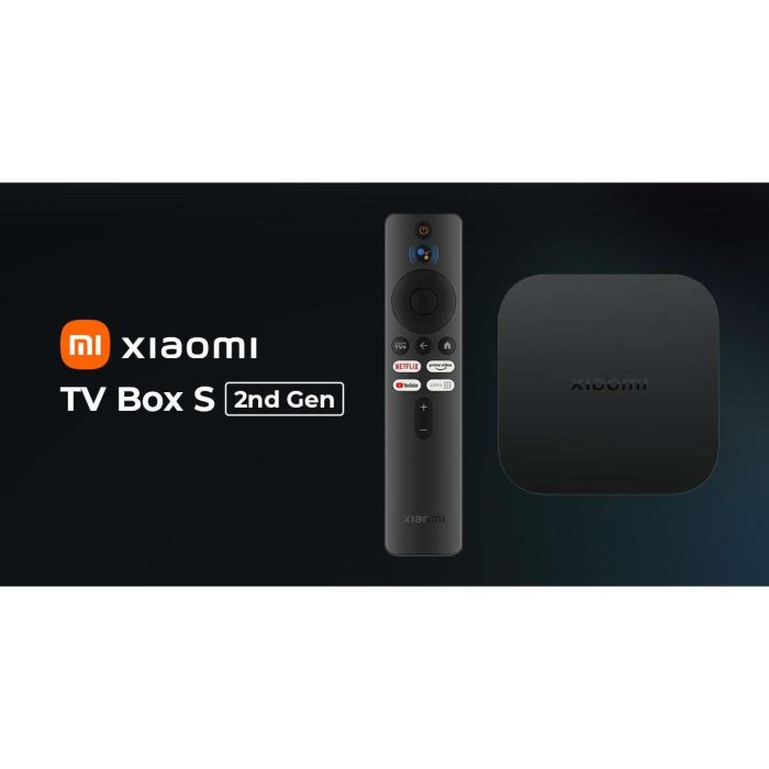 Xiaomi PFJ4151EU Reproductor Multimedia Streaming TV Box S 2nd Gen 4K Ultra HD 8GB ROM 2GB RAM Google TV Dolby Vision Atmos 1