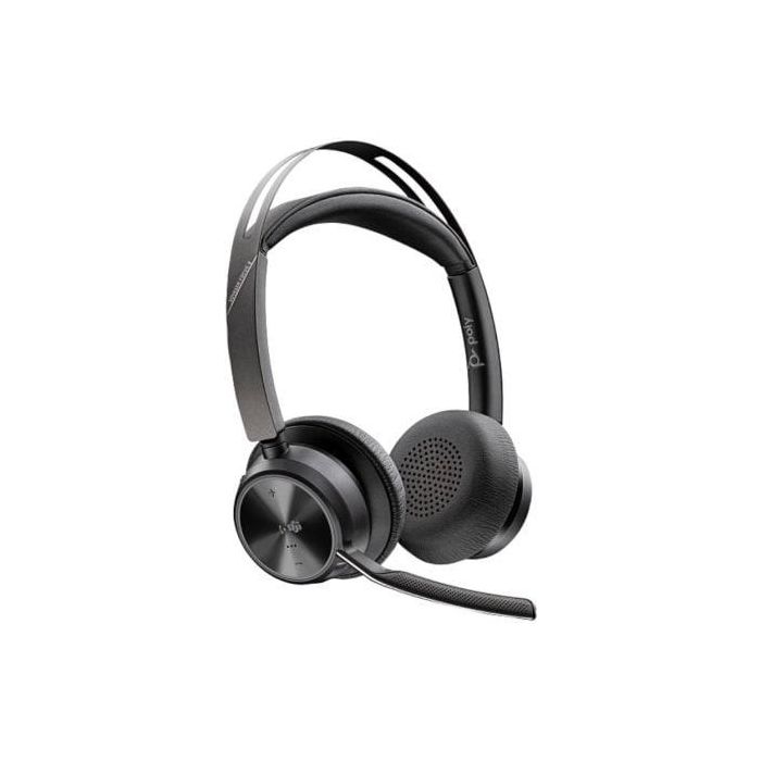 Poly 9T9J4AA Auriculares Inalámbricos Voyager Focus 2 para Microsoft Teams con Micrófono Cancelación Ruido ANC Bluetooth Adaptador USB-C/A Soporte de Carga Negro. Poly 9T9J4AA Auriculares Inalámbricos Voyager Focus 2 para Microsoft Teams con Micrófono Cancelación Ruido ANC Bluetooth Adaptador USB-C/A Soporte de Carga Negro.