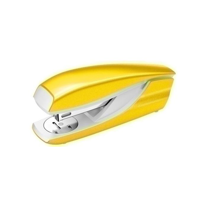 Grapadora Petrus 635 Wow Amarillo Metalizado