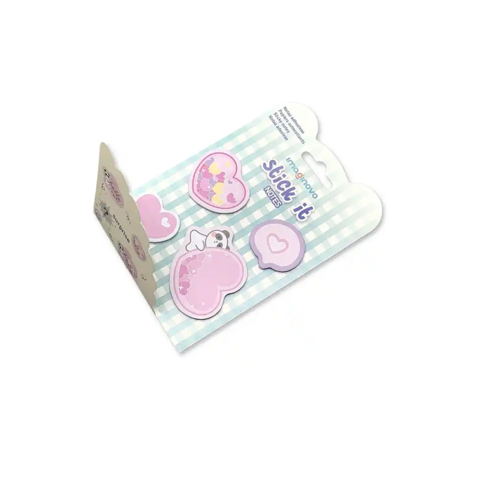 Imaginovo Bloc Notas Adhesivas Surprise Pegatina Sorpresa 20 Hojas Tamaños Surtidos Azul 4