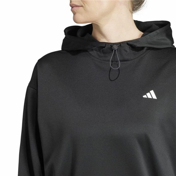 Sudadera con Capucha Mujer Adidas Game and go Hoodie Mujer Negro 3