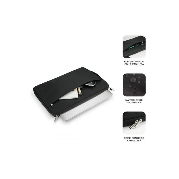 SUBBLIM Maletin Urban Laptop Sleeve 13,3-14" Black 1 SUBBLIM Maletin Urban Laptop Sleeve 13,3-14" Black 1