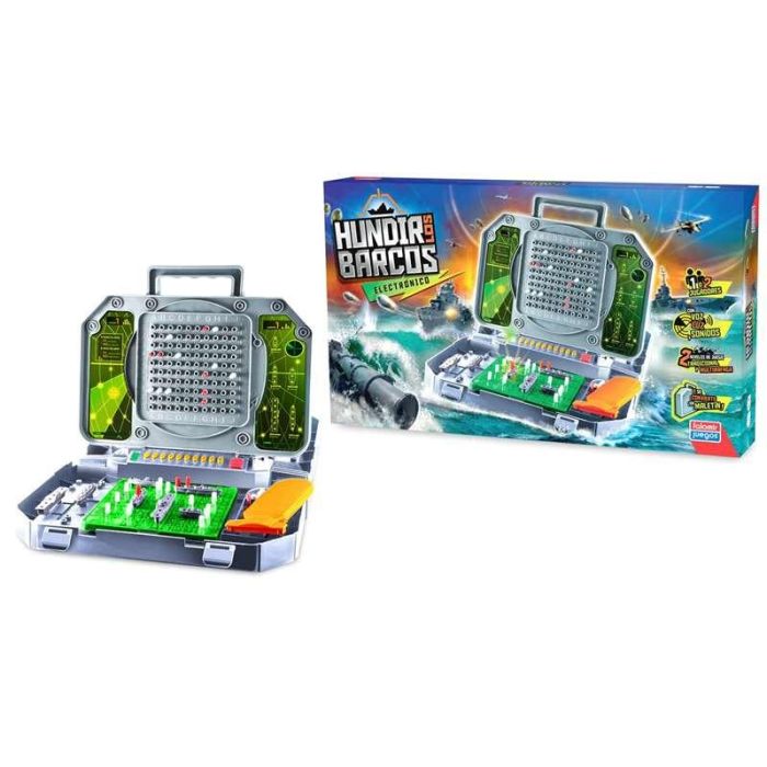 Juego hundir los barcos electrónico en maletín 2 Juego hundir los barcos electrónico en maletín 2