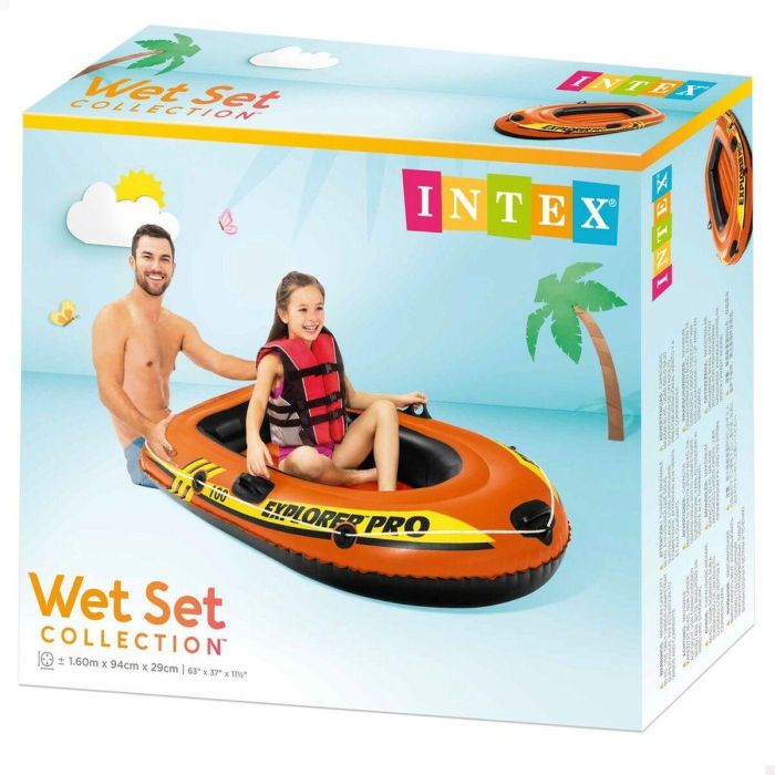 Barca Hinchable Intex Explorer Pro 100 3 Unidades 160 x 29 x 94 cm 1 Barca Hinchable Intex Explorer Pro 100 3 Unidades 160 x 29 x 94 cm 1