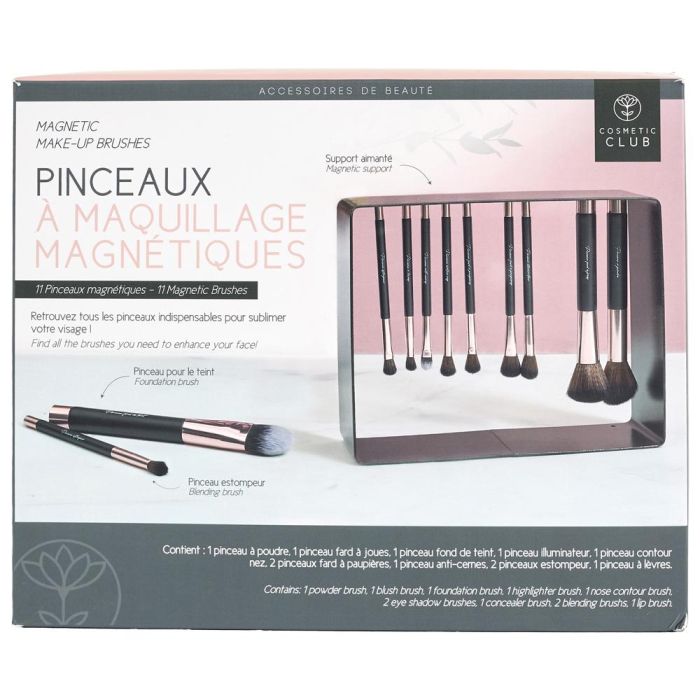 Juego De 11 Pinceles Magnéticos Cosmetic Club 2 Juego De 11 Pinceles Magnéticos Cosmetic Club 2