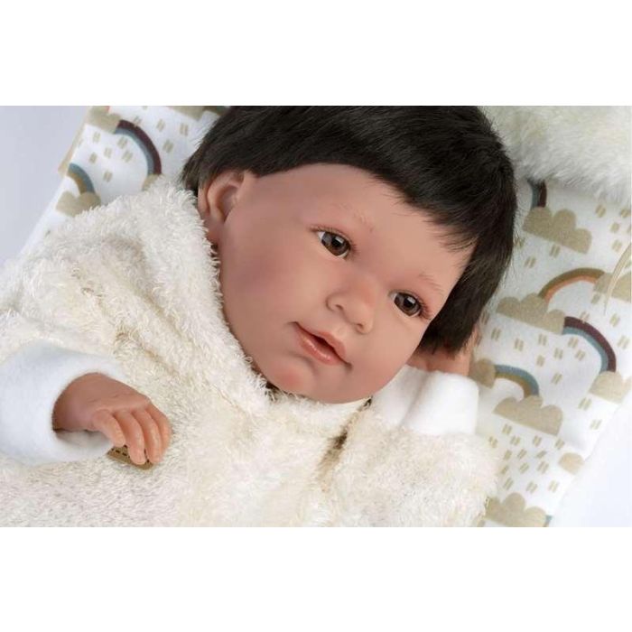 Muñeca mimi llorona con saquito. 42cm cuerpo tela 2 Muñeca mimi llorona con saquito. 42cm cuerpo tela 2