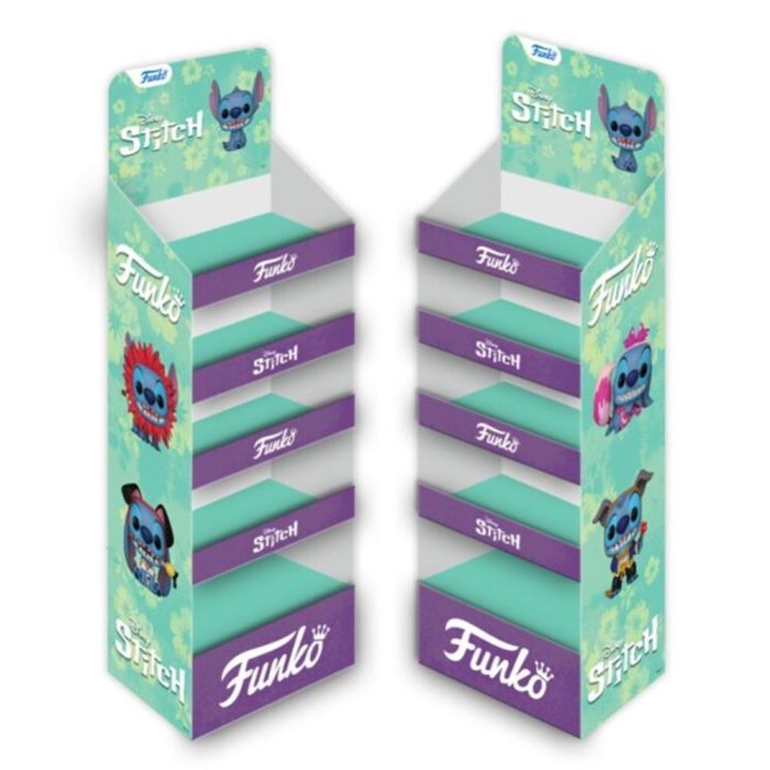 Funko Expositor Grande 84 Unidades Disney - Varios Modelos de Stitch y Más