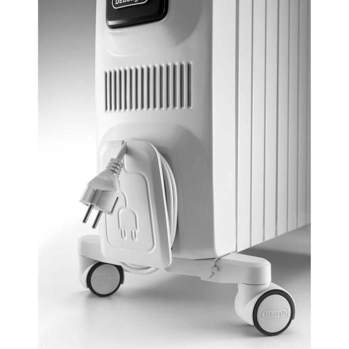 Radiador de aceite DELONGHI Dragon4 Pro - 2000W - Tecnología Real Energy - Función ECO - Termostato ambiente y de seguridad 5 Radiador de aceite DELONGHI Dragon4 Pro - 2000W - Tecnología Real Energy - Función ECO - Termostato ambiente y de seguridad 5