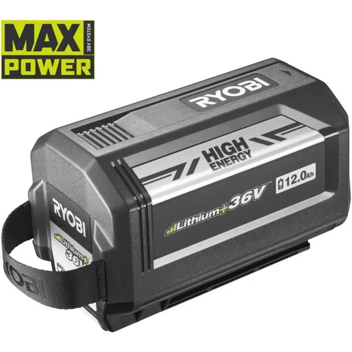 Ryobi RYO4892210183446 Batería de Litio+ 36V - 12.0 Ah MaxPower con Manejo de Descarga de Carga/Celda Individual y Energía Regulada Ryobi RYO4892210183446 Batería de Litio+ 36V - 12.0 Ah MaxPower con Manejo de Descarga de Carga/Celda Individual y Energía Regulada